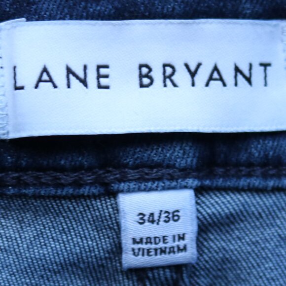 Lane Bryant Signature Fit Magic Waistband Mid-Rise Straight Jeans Sz 34/36 - Picture 3 of 6